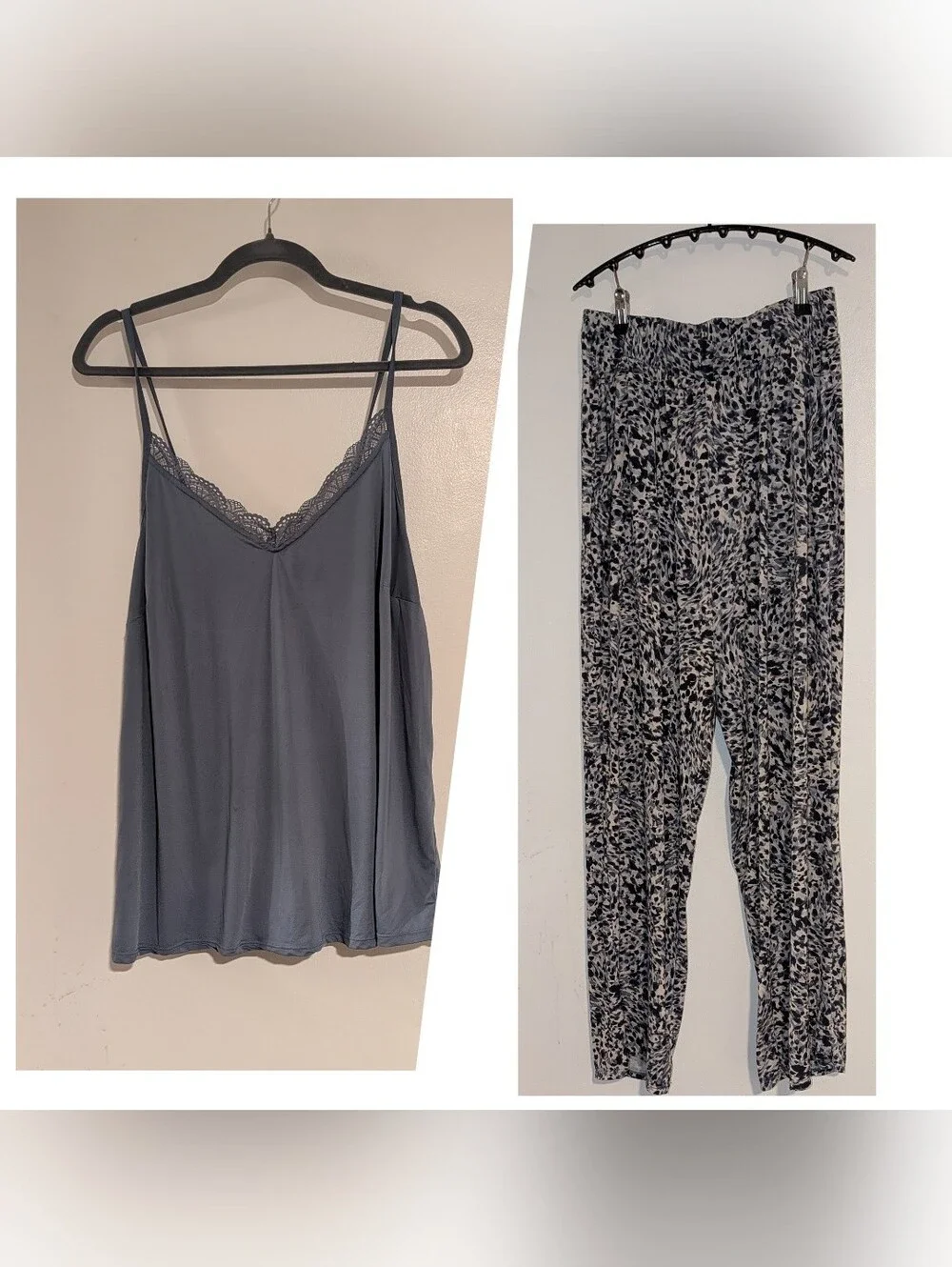 NWOT Cacique Sleep Set including adjustable tank and long flowy pank 10/12 L